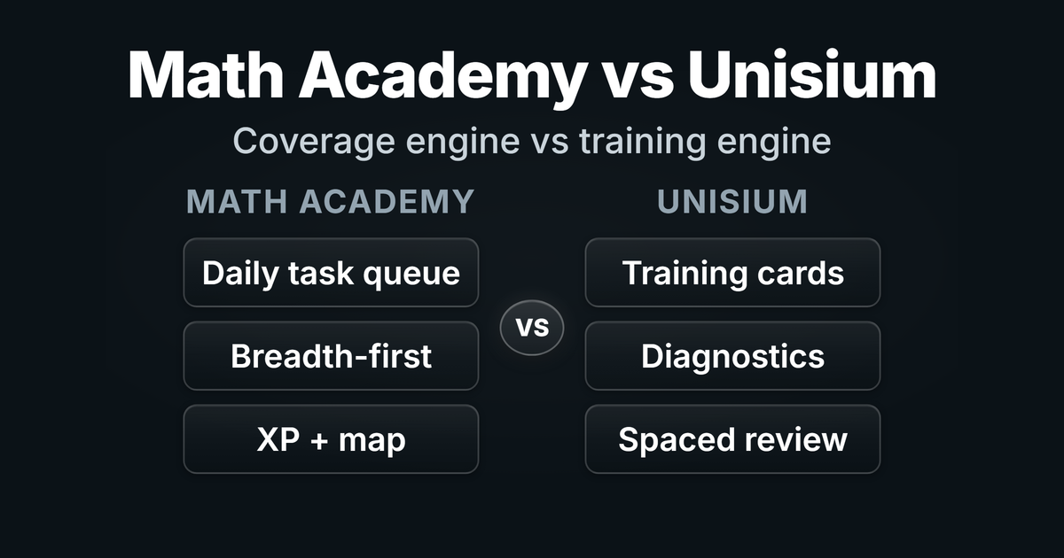 Best study app for calculus: choose by learning bottleneck.